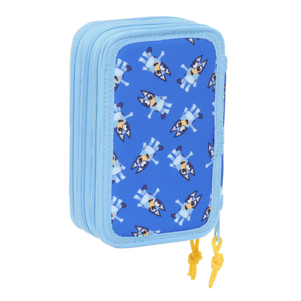 Plumier Triple Bluey Let's play Azul 12,5 x 19,5 x 5,5 cm 37 Piezas