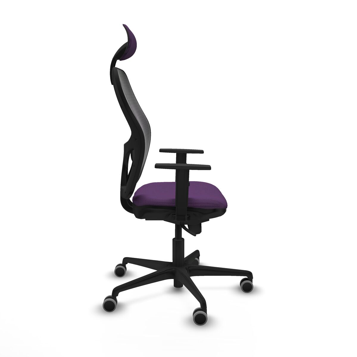 Silla de Oficina con Cabecero Piqueras y Crespo 1D036G1 Morado