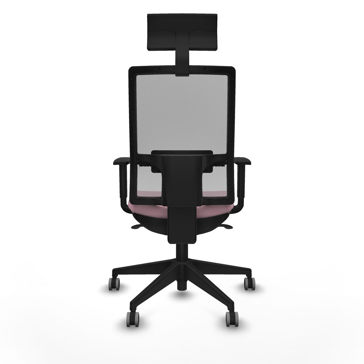 Silla de Oficina con Cabecero Piqueras y Crespo 1D066G1 Rosa