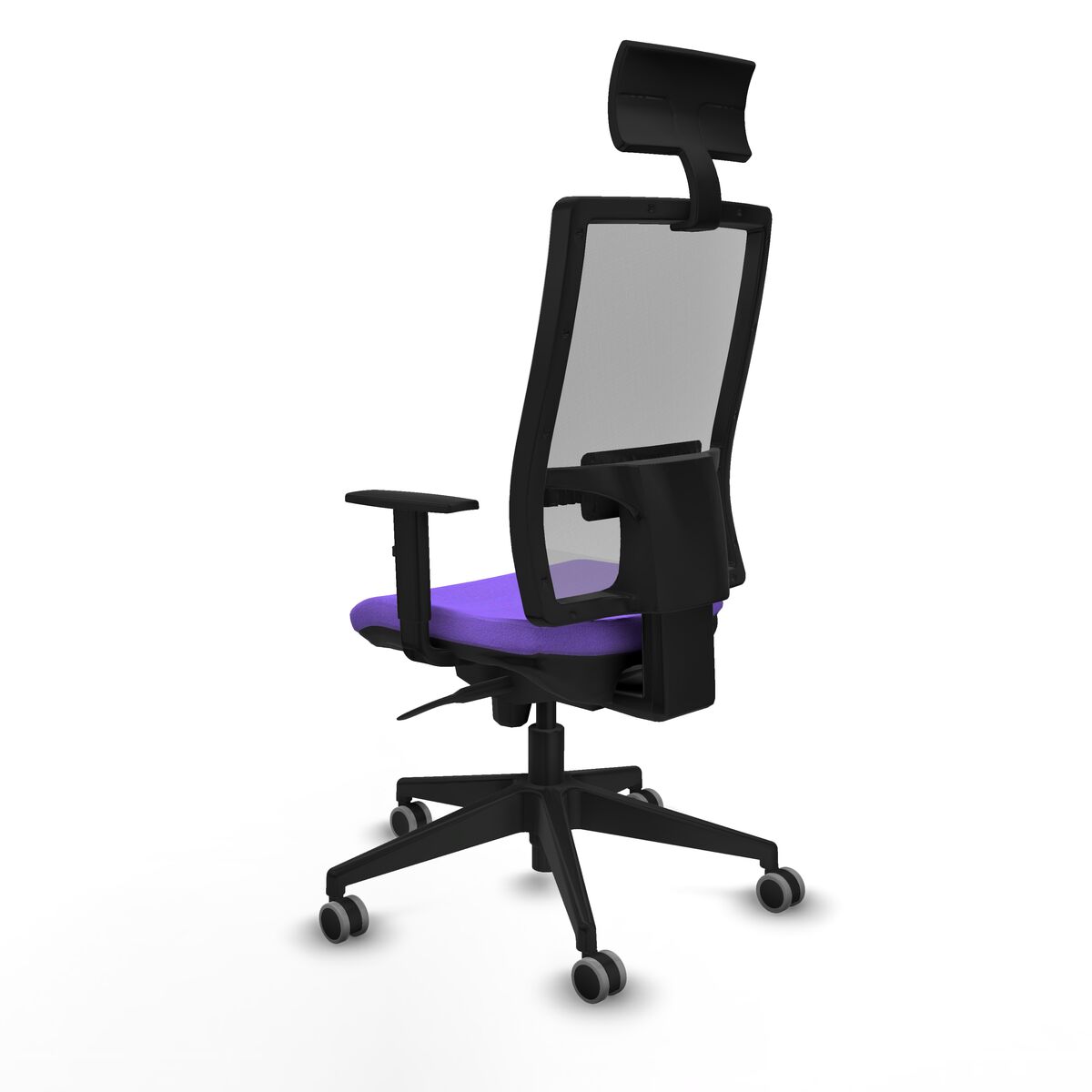 Silla de Oficina con Cabecero Piqueras y Crespo 1D066G1 Lila