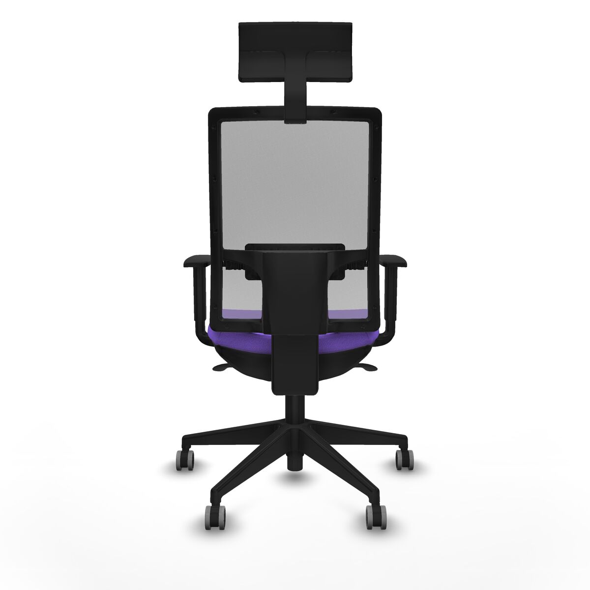 Silla de Oficina con Cabecero Piqueras y Crespo 1D066G1 Lila