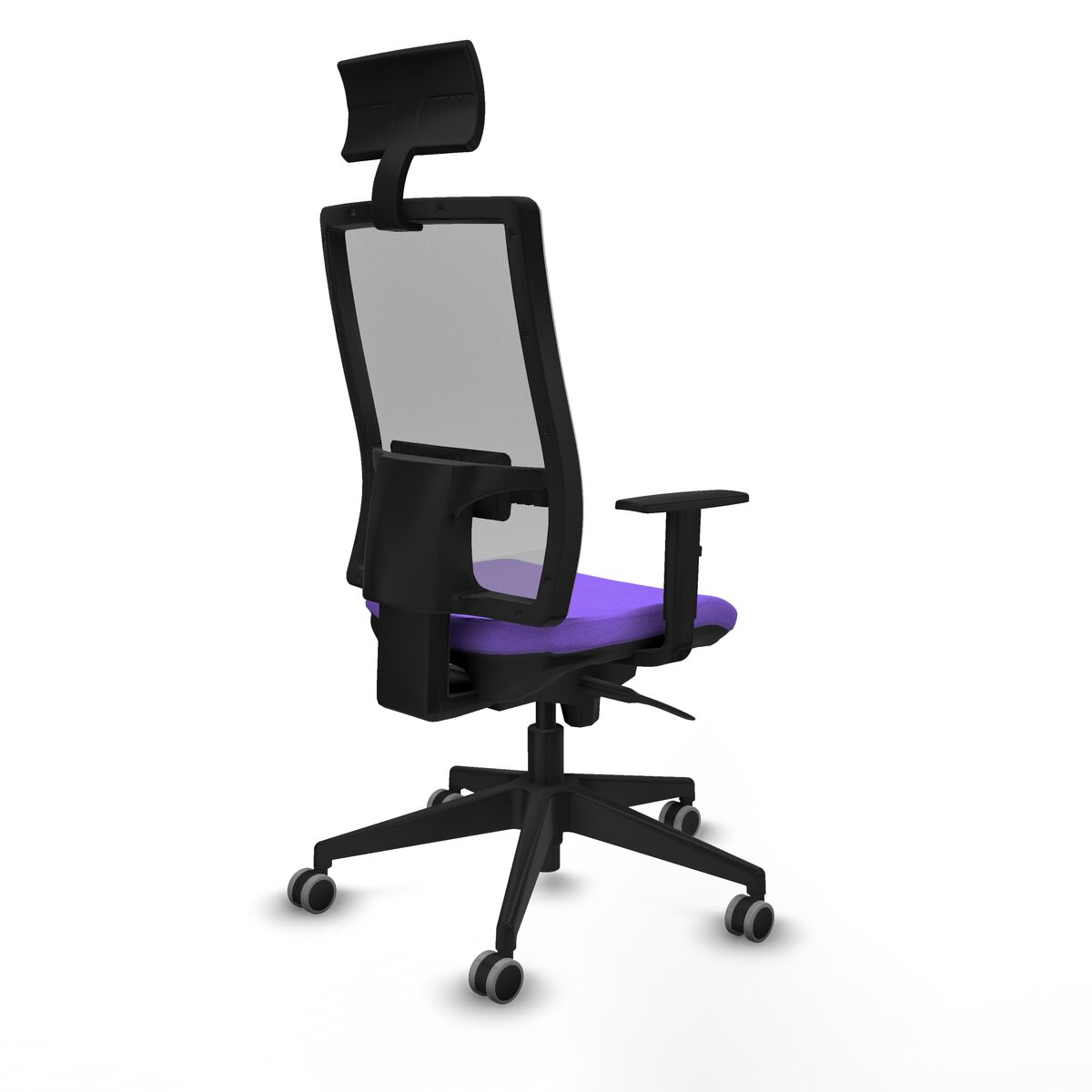 Silla de Oficina con Cabecero Piqueras y Crespo 1D066G1 Lila