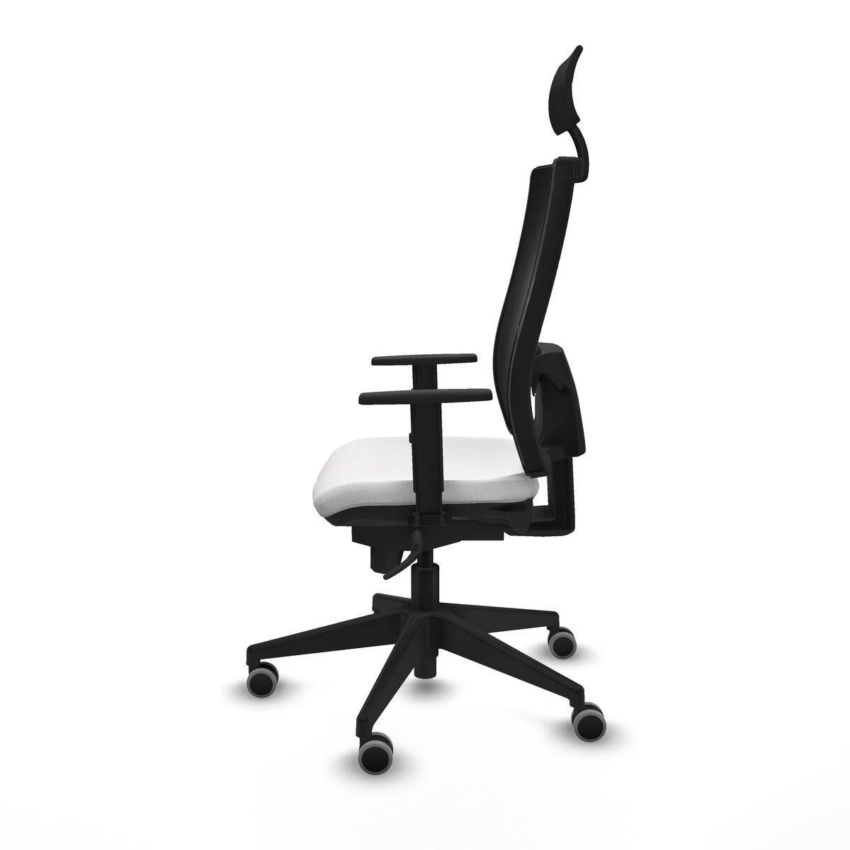 Silla de Oficina con Cabecero Piqueras y Crespo 1D066G1 Blanco