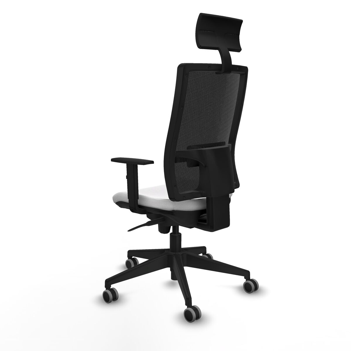 Silla de Oficina con Cabecero Piqueras y Crespo 1D066G1 Blanco