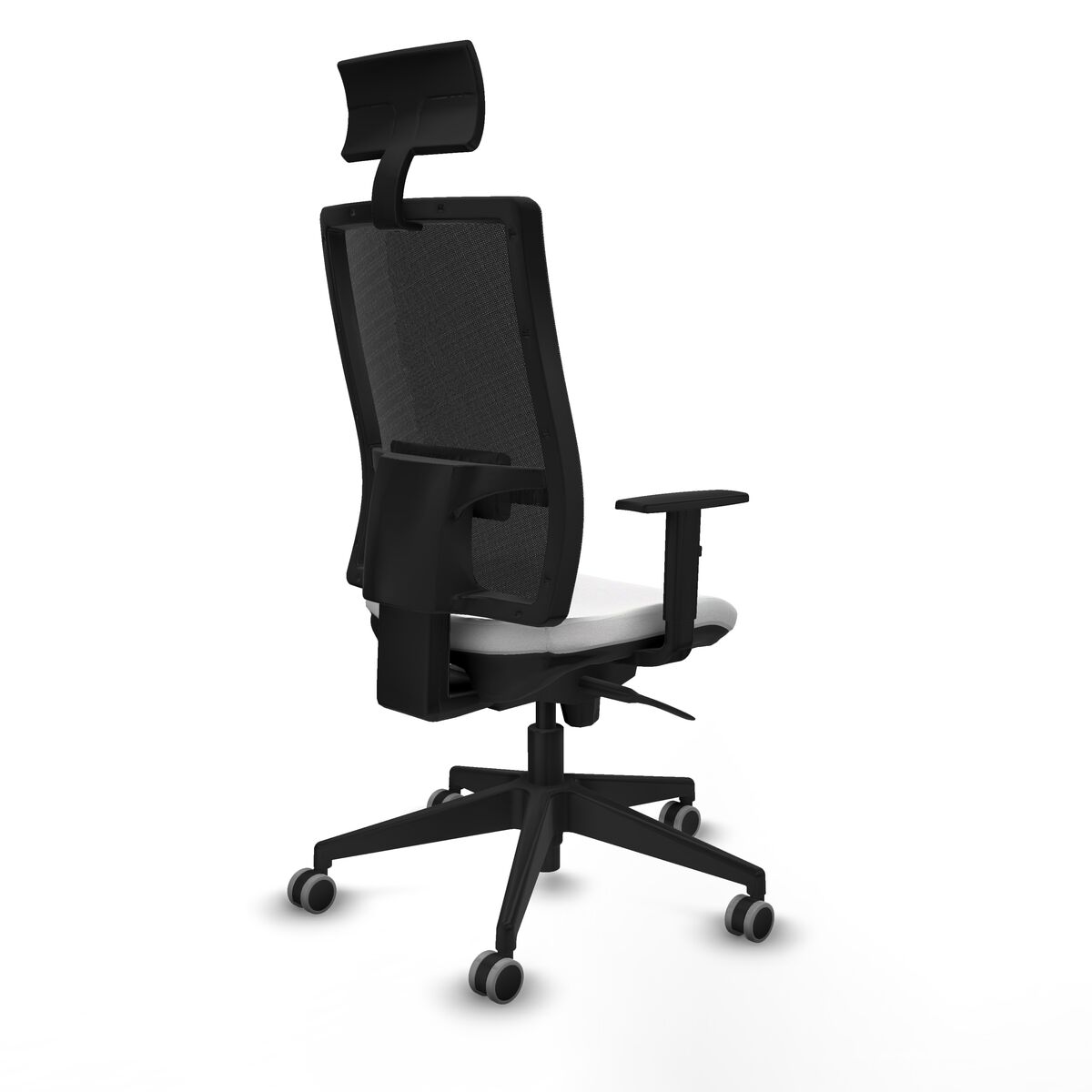 Silla de Oficina con Cabecero Piqueras y Crespo 1D066G1 Blanco