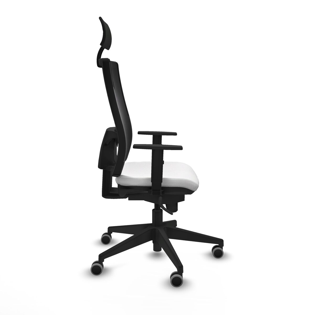 Silla de Oficina con Cabecero Piqueras y Crespo 1D066G1 Blanco