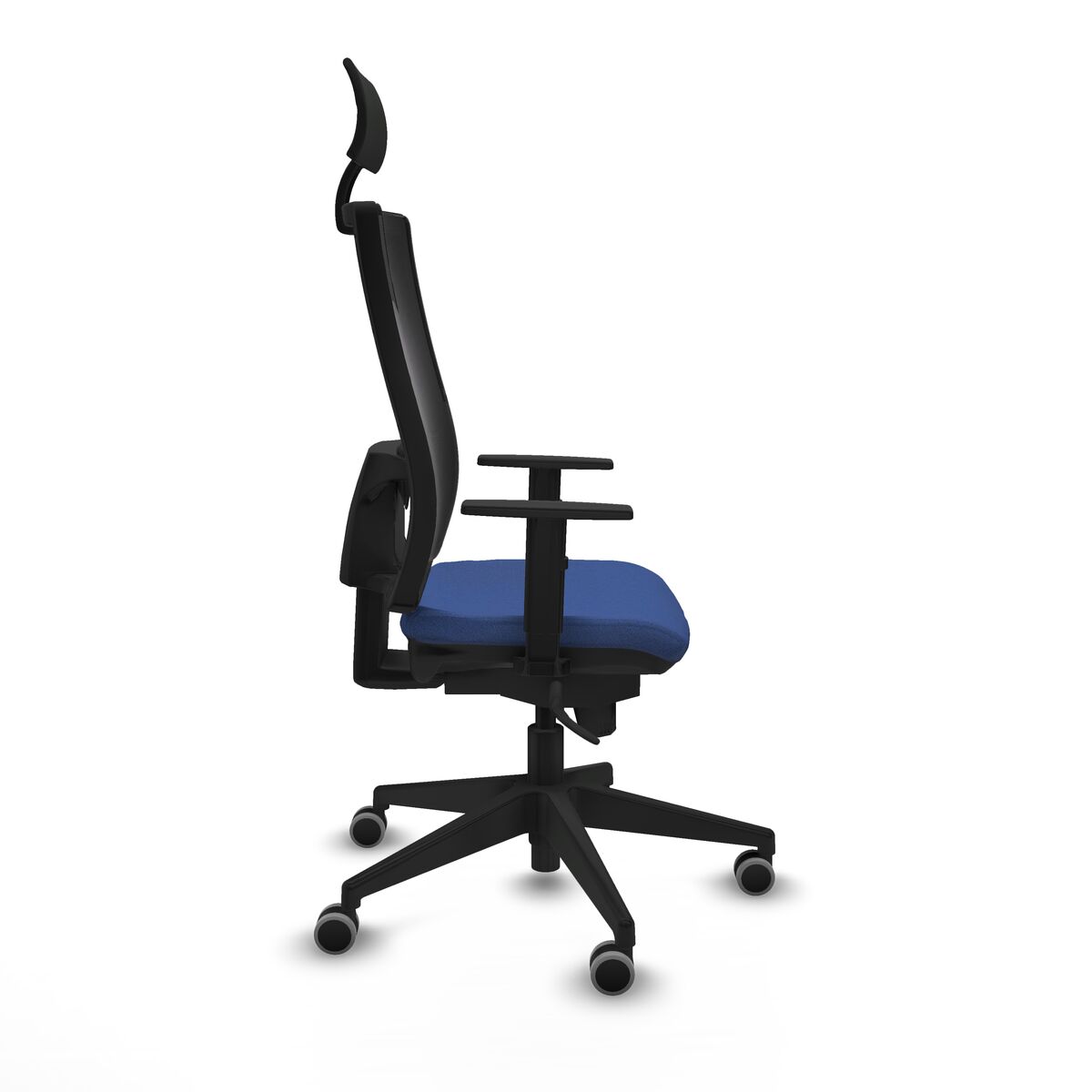 Silla de Oficina con Cabecero Piqueras y Crespo 1D066G1 Azul marino