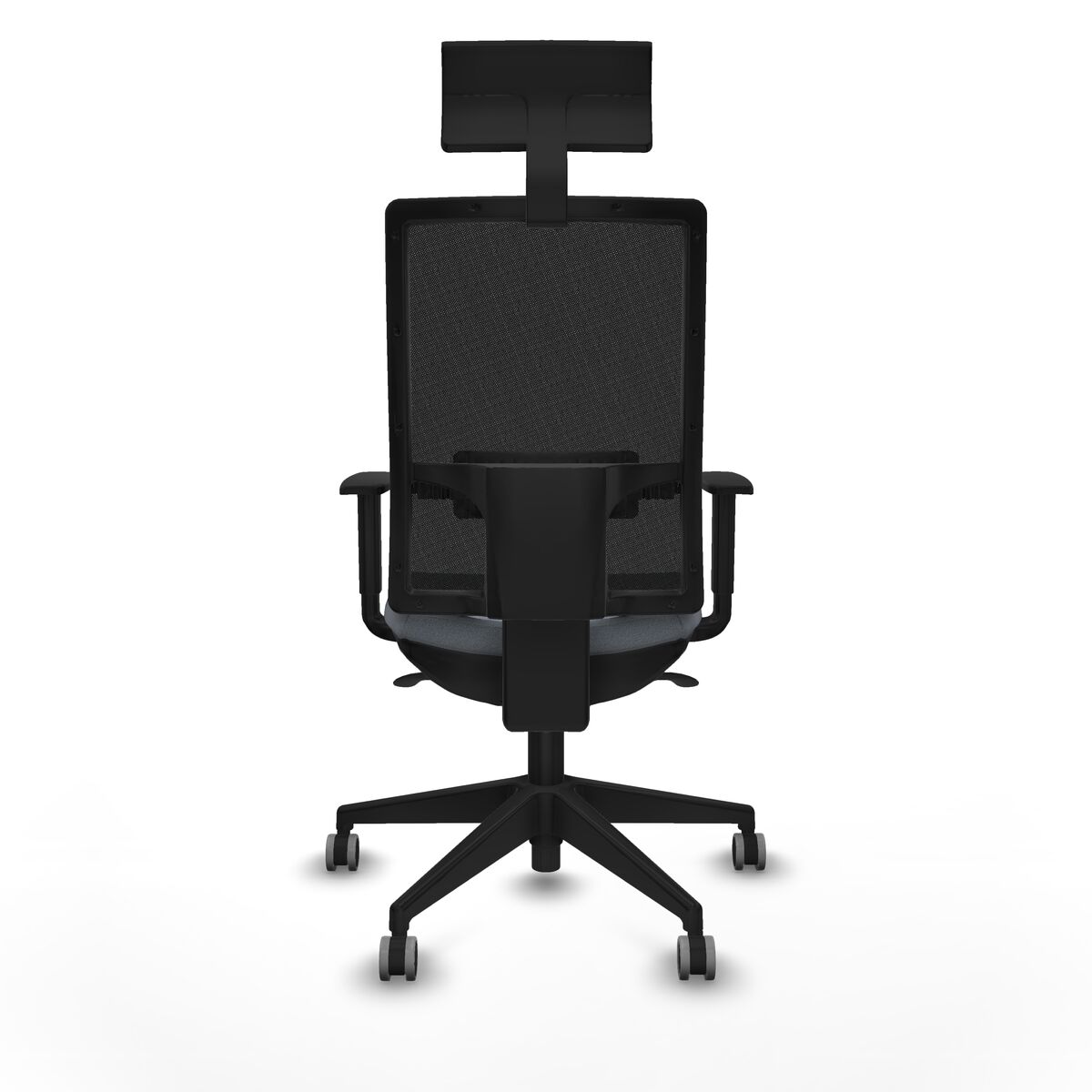 Silla de Oficina con Cabecero Piqueras y Crespo 1D066G1 Gris