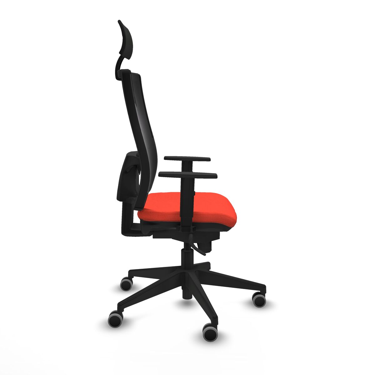 Silla de Oficina con Cabecero Piqueras y Crespo 1D066G1 Naranja Oscuro