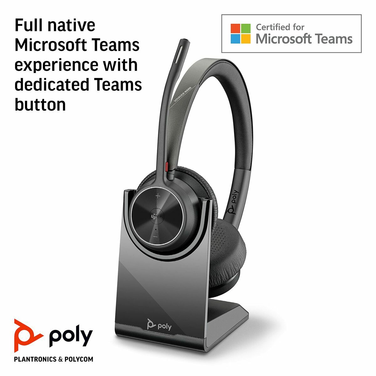 Auriculares Poly 77Z32AA Negro