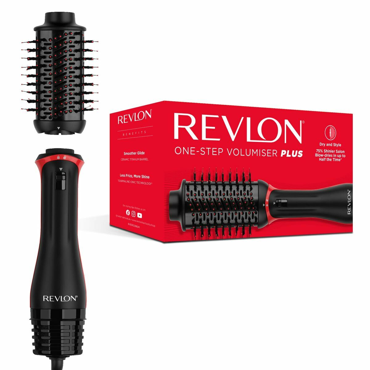 Rizador de Pelo Revlon RVDR5298EONE Negro