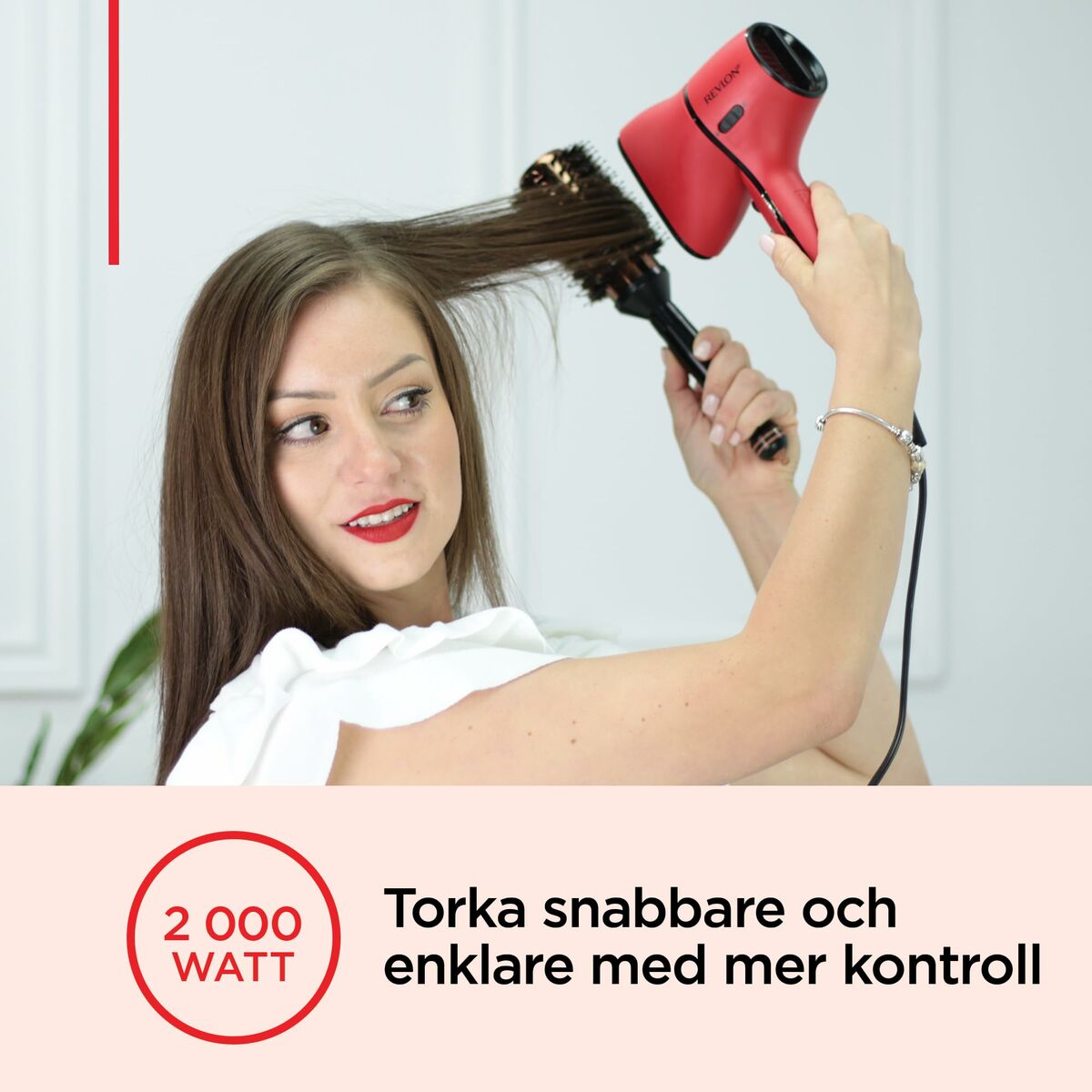 Secador de Pelo Revlon RVDR5320E Rojo 2000 W