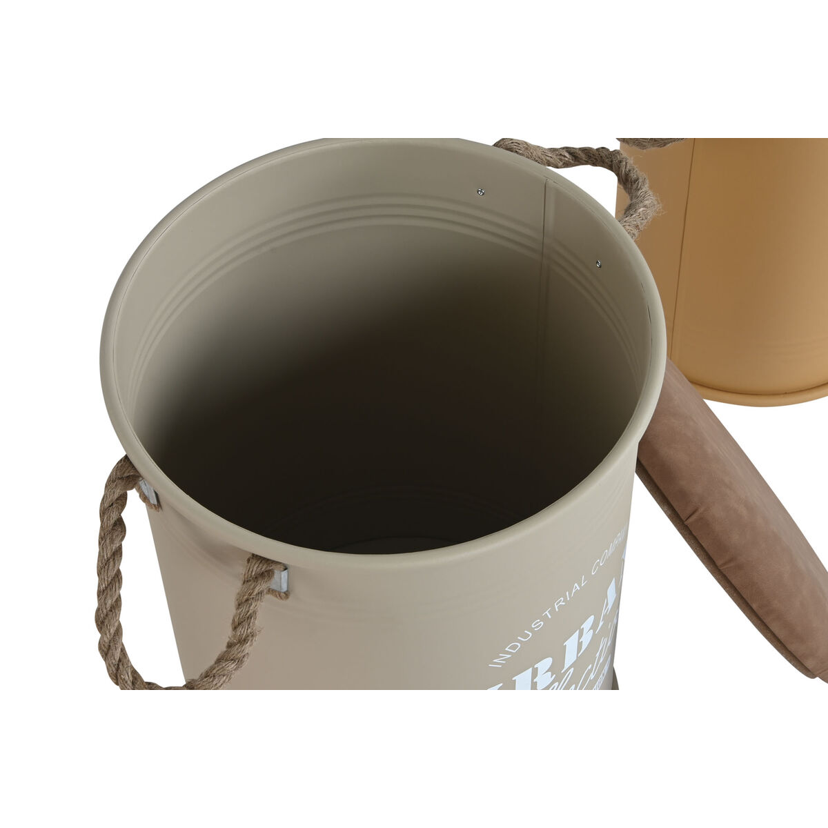 Juego de Cestas Home ESPRIT Poliuretano Metal