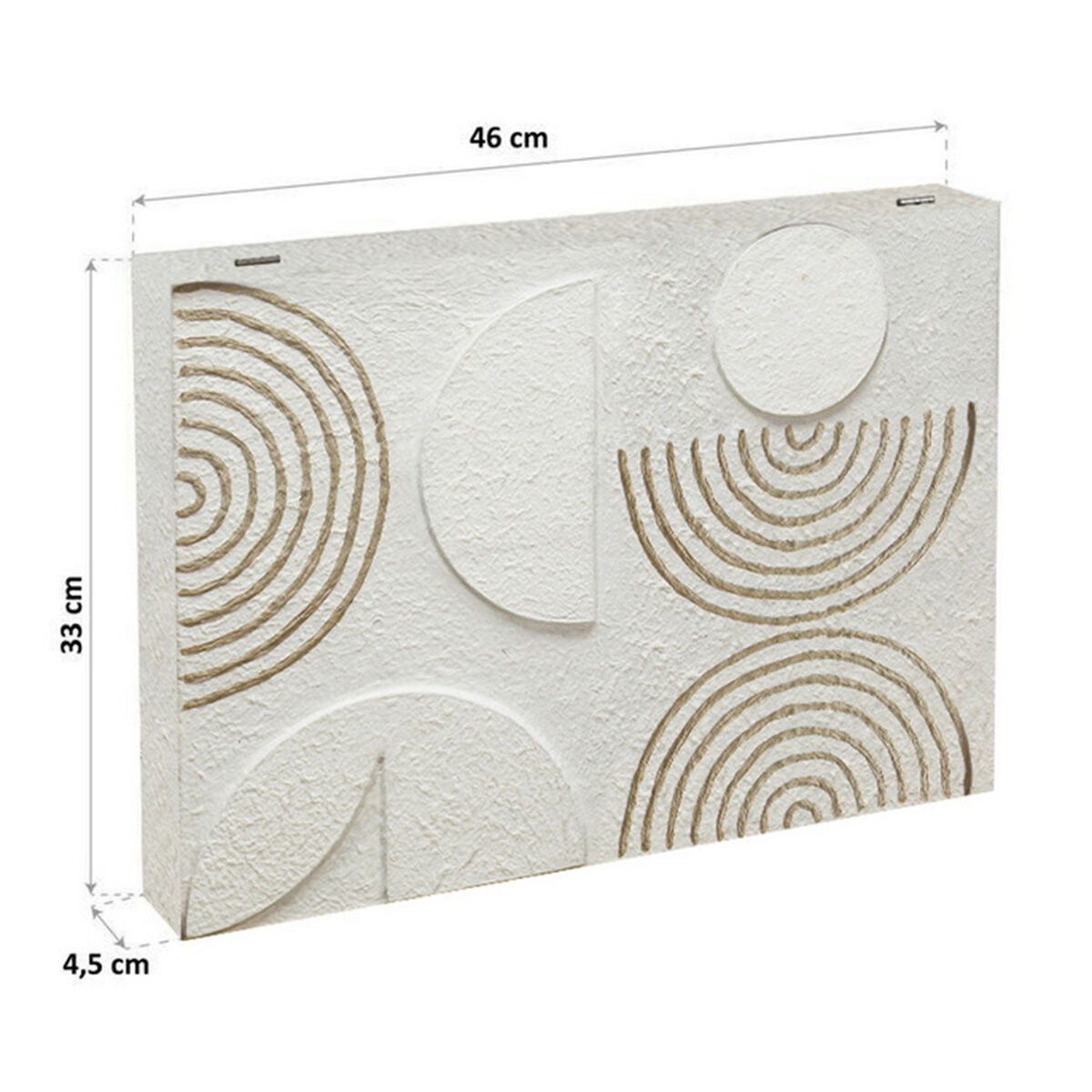 Caja Decorativa Versa Papel Madera MDF