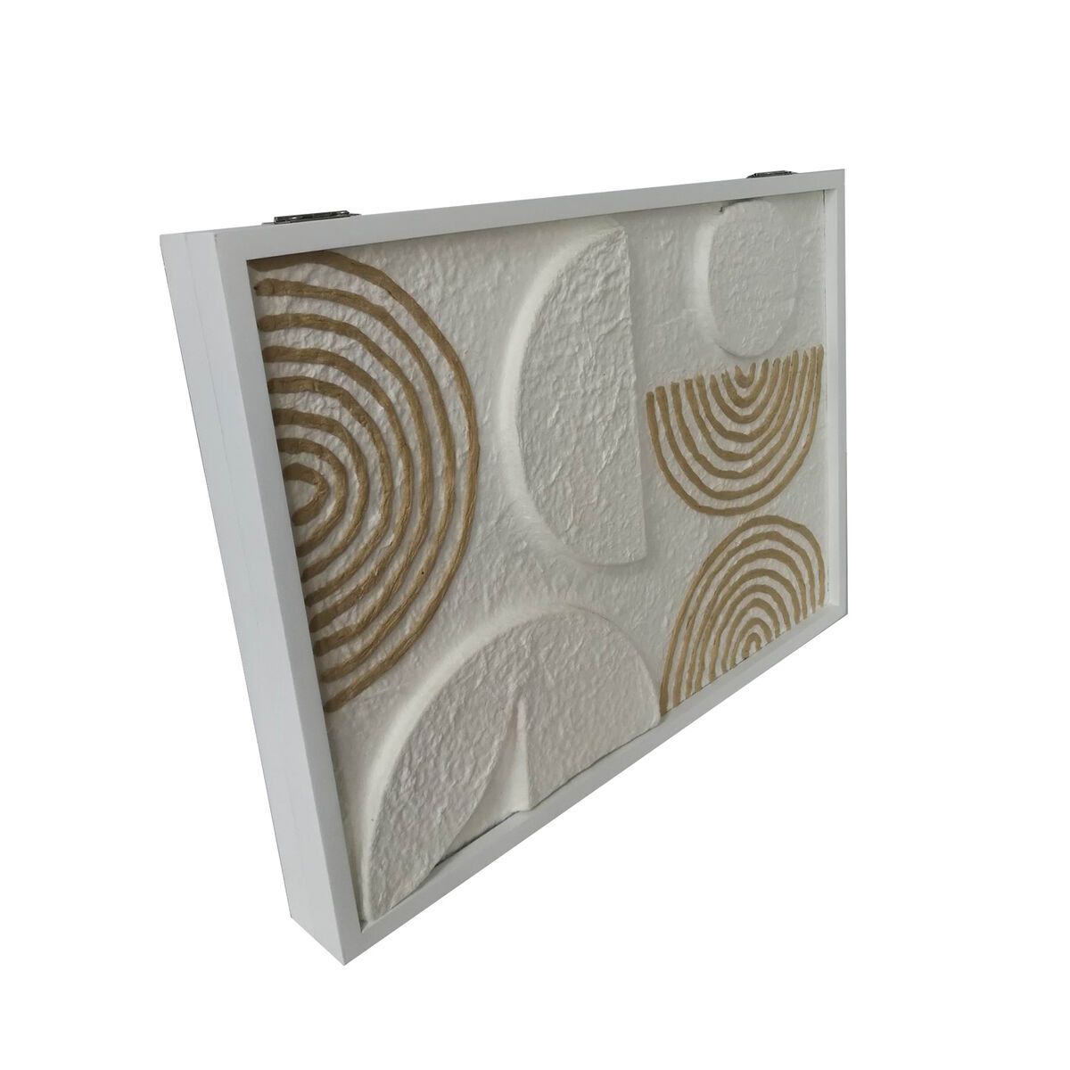 Caja Decorativa Versa Papel Madera MDF