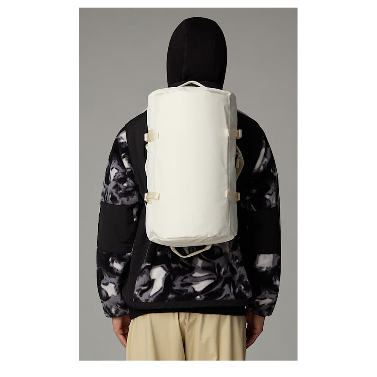 Mochila Escolar Smiley Blanco Negro