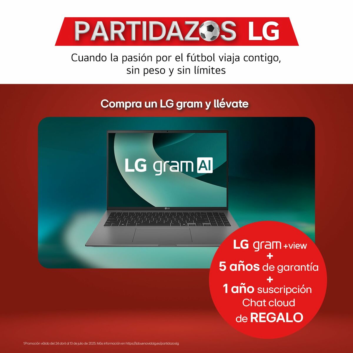 Laptop LG 16Z90T-G.AD88B 16" intel core ultra 7 32 GB RAM 1 TB SSD Qwerty Español