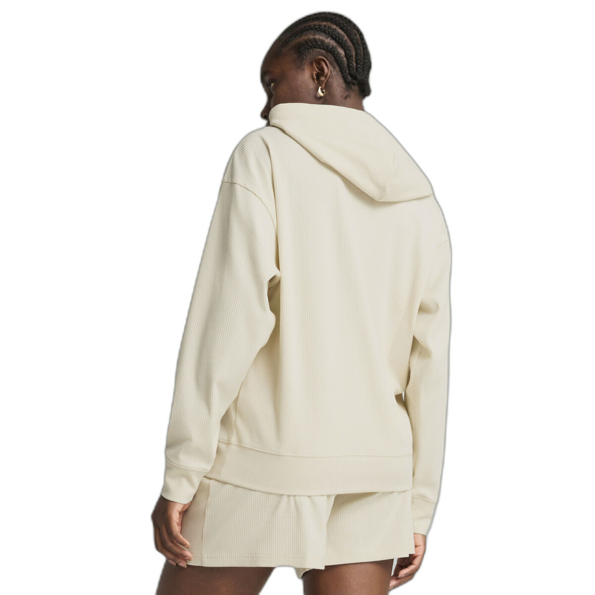Sudadera con Capucha Mujer Puma ESS ELEVATED 685023 87 Beige