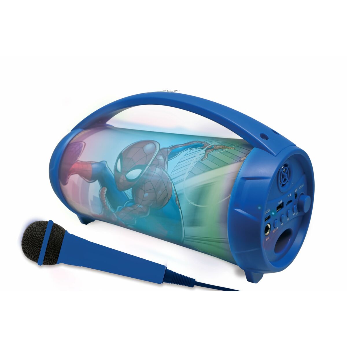 Altavoz Bluetooth con Micrófono Karaoke Lexibook Spider-Man
