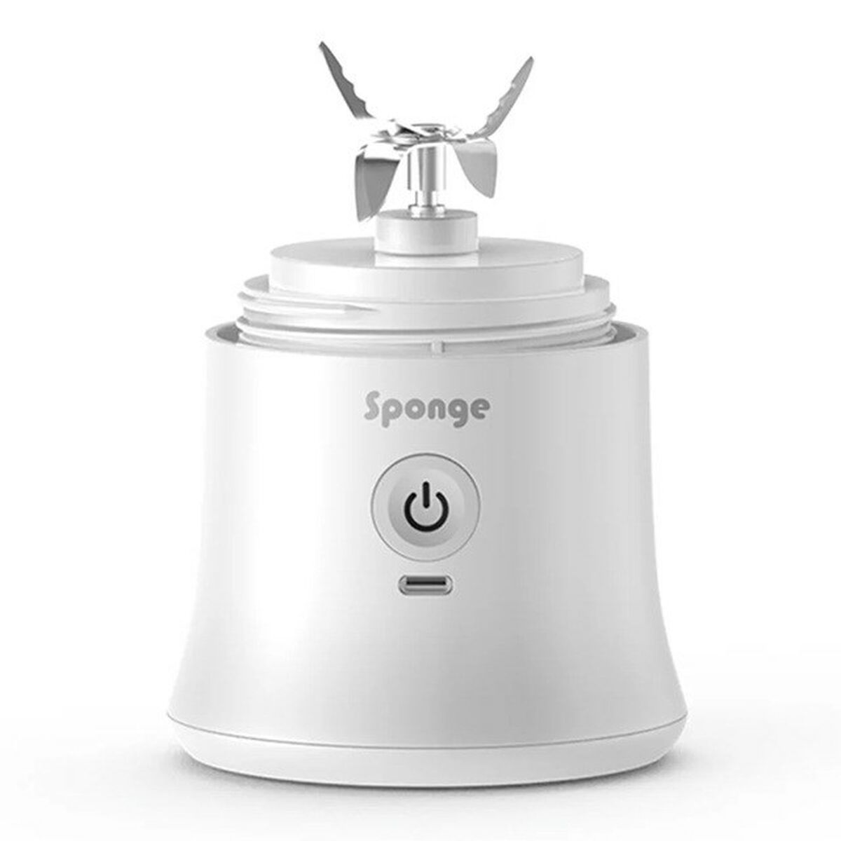 Batidora de Vaso Sponge 703674402209 Blanco Transparente 600 ml