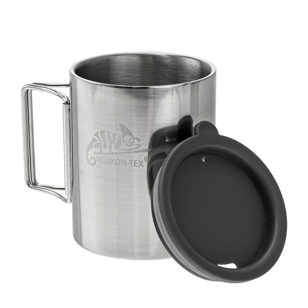 Termo Helikon HE.TK-TK1-SS-15 Negro Plateado Acero Inoxidable 250 ml