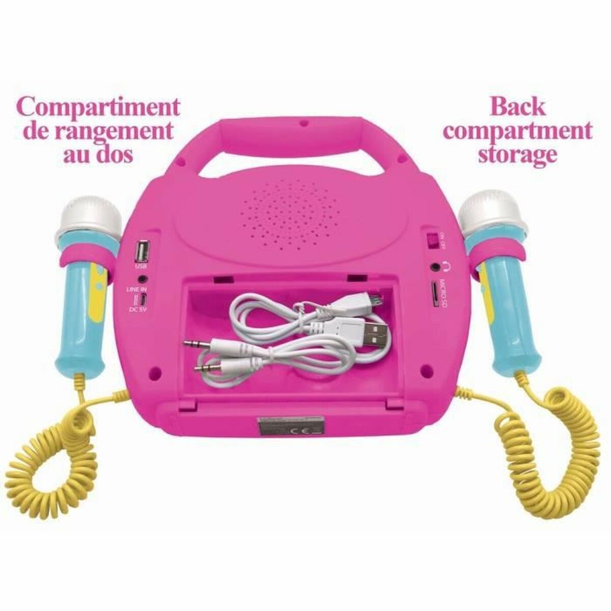 Altavoz Bluetooth con Micrófono Karaoke Lexibook MINNIE MOUSE