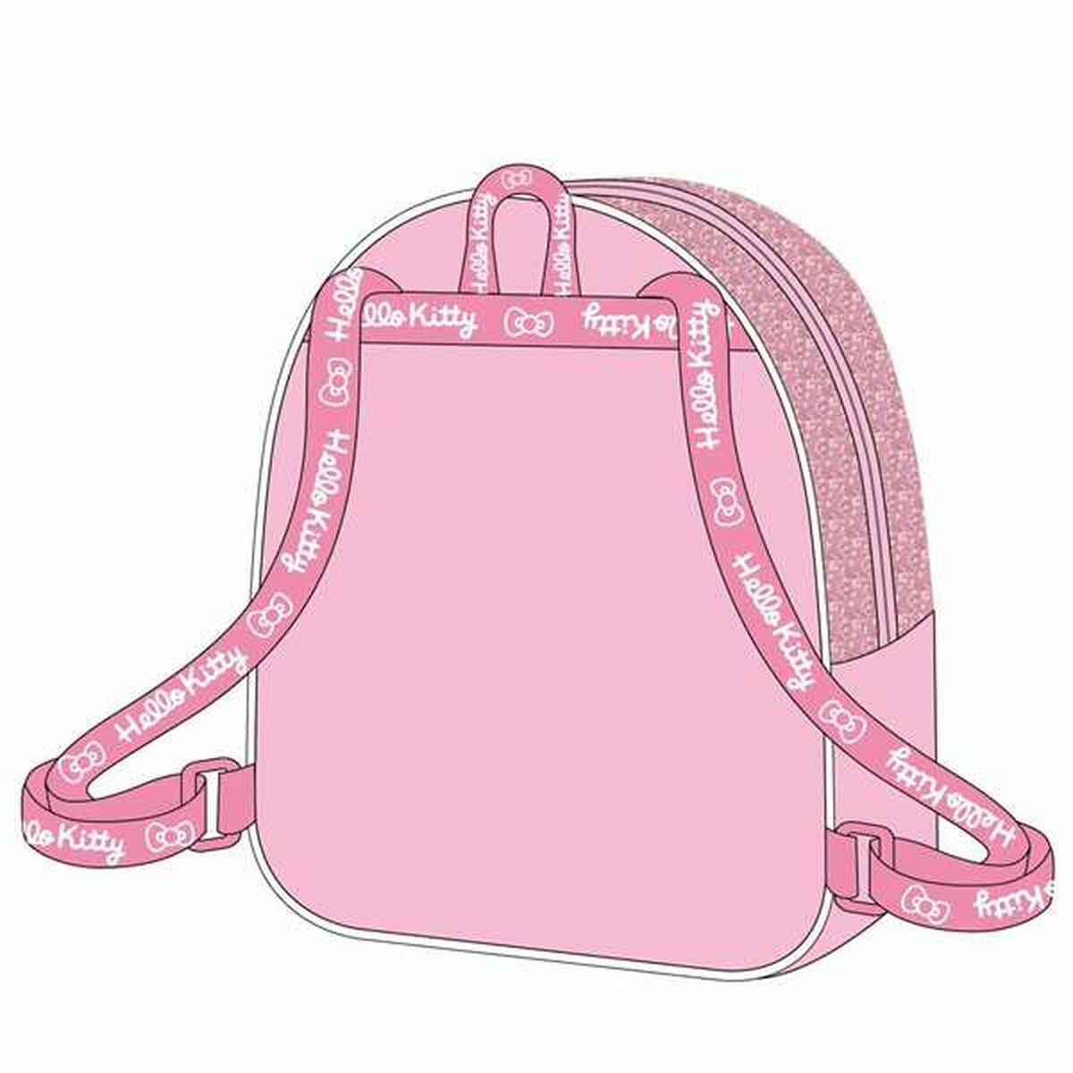 Mochila Infantil Hello Kitty Rosa 20,0 x 23,0 x 8,0 cm