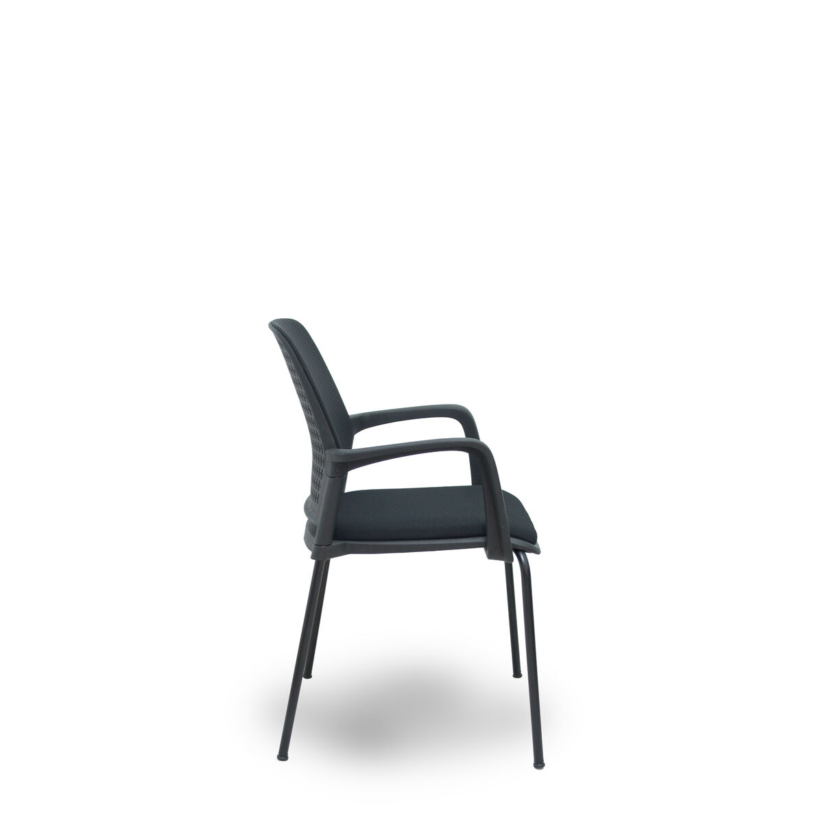 Silla de Recepción Foröl 4519PTNM840B840 Negro 4 Unidades