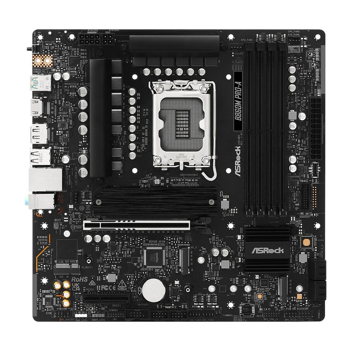 Placa Base ASRock B860M Pro-A Intel B860 LGA 1851