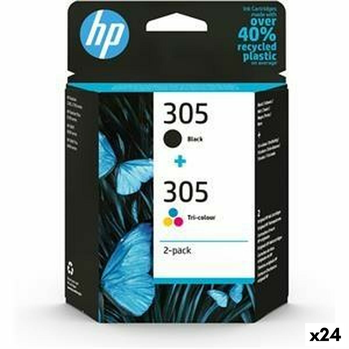Cartucho de Tinta Original HP 305 Amarillo (24 Unidades)