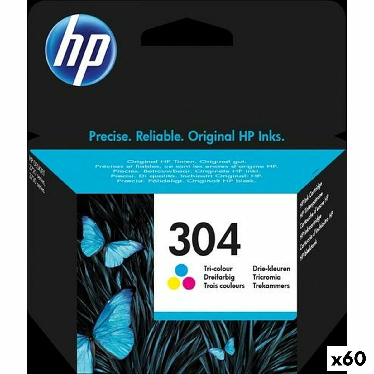 Cartucho de Tinta Original HP DESKJET 3720 - Nº304 Tricolor (60 unidades)