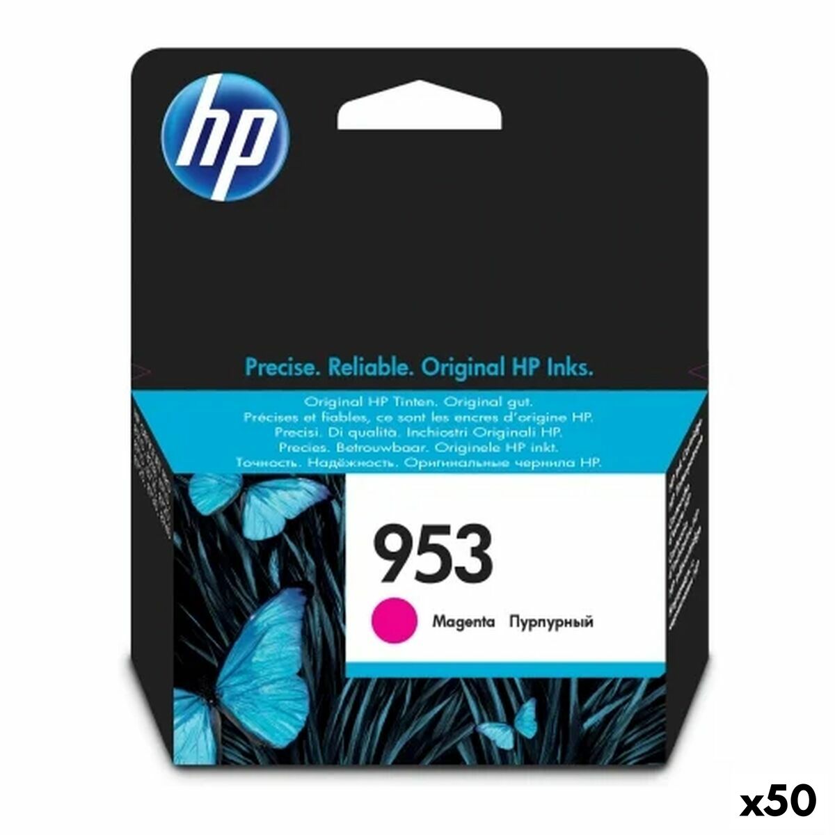 Cartucho de Tinta Original HP 953 Magenta (50 Unidades)