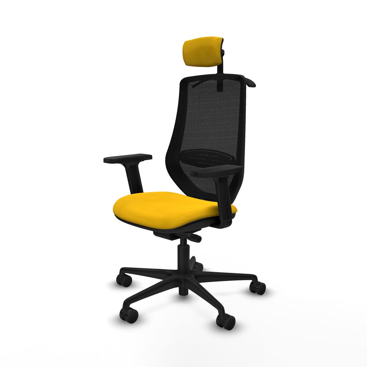 Silla de Oficina Piqueras y Crespo D036N2H Amarillo