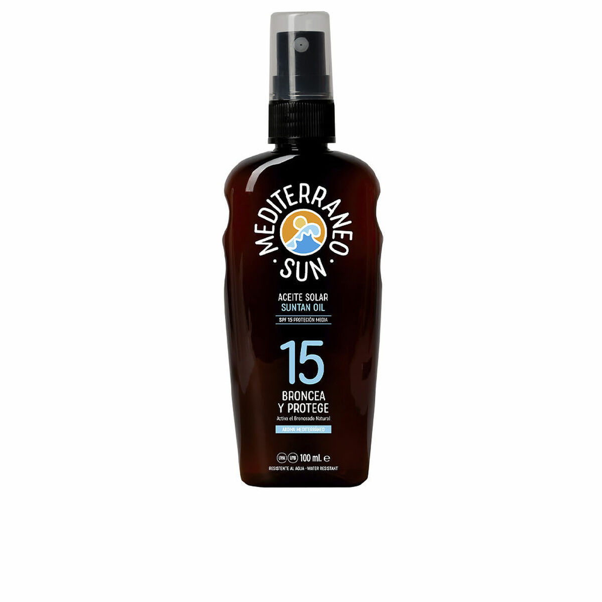 Protector Solar Suntan Oil Dark Tanning Mediterraneo Sun