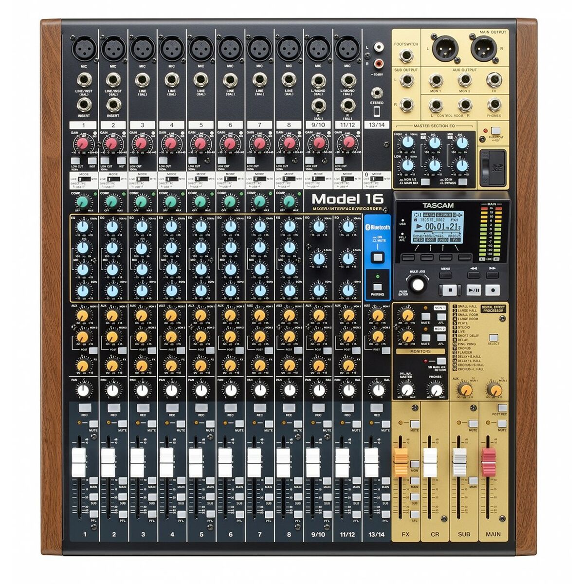 Mesa de DJ Tascam MODEL 16