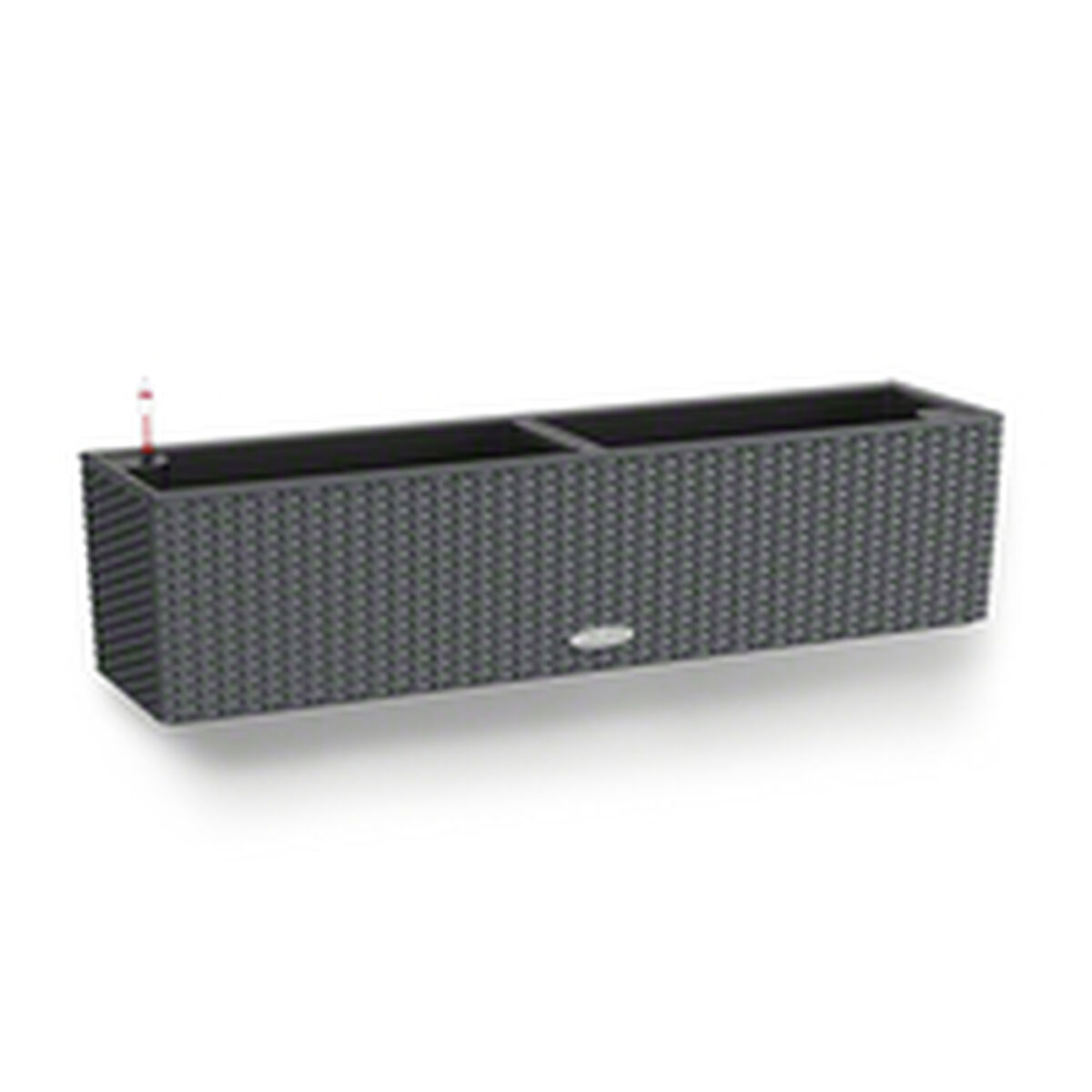 Maceta Lechuza Negro Gris Polipropileno