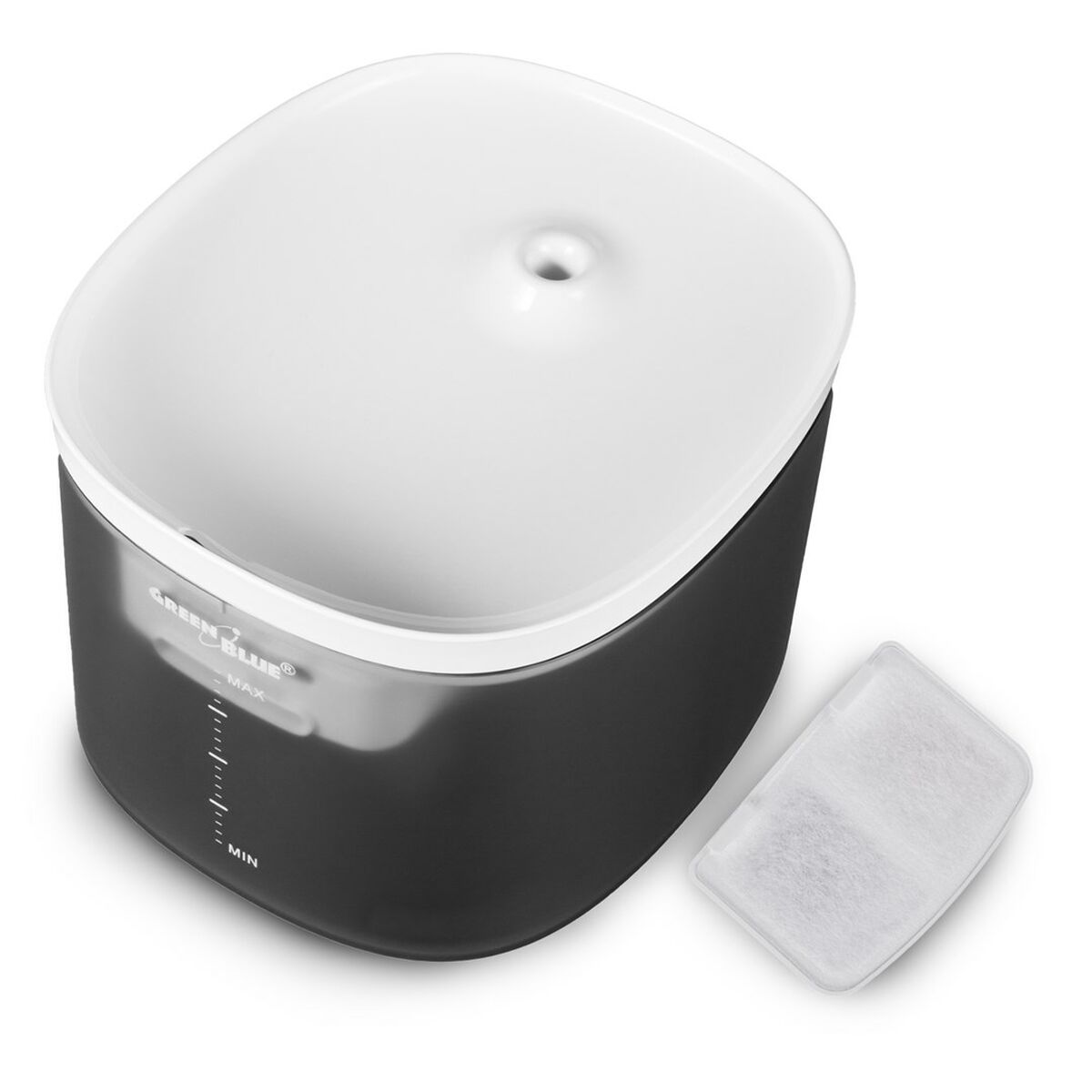 Comedero para Gato Greenblue GB392 Gris