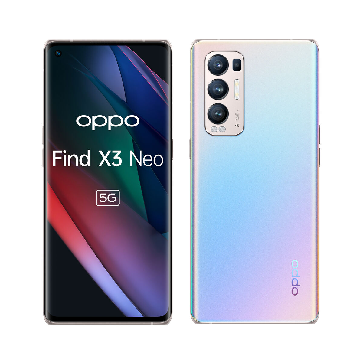 Smartphone Oppo Find X3 Neo 6,55" Snapdragon 865 12 GB RAM 256 GB Negro Plateado