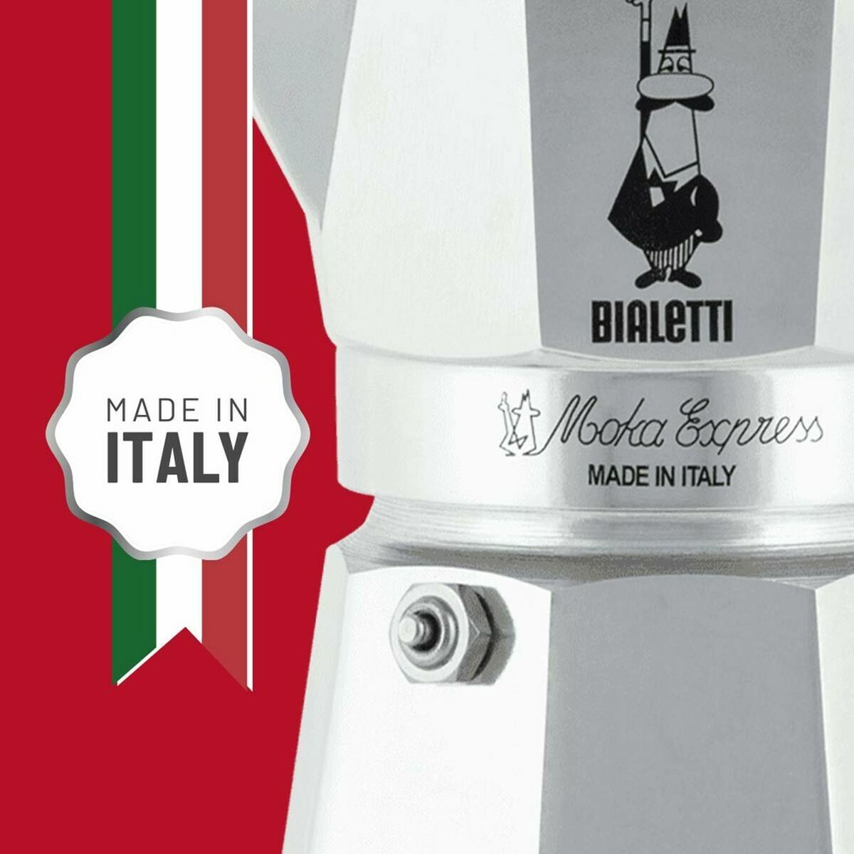 Cafetera Italiana Bialetti 0001161 Plateado 60 ml
