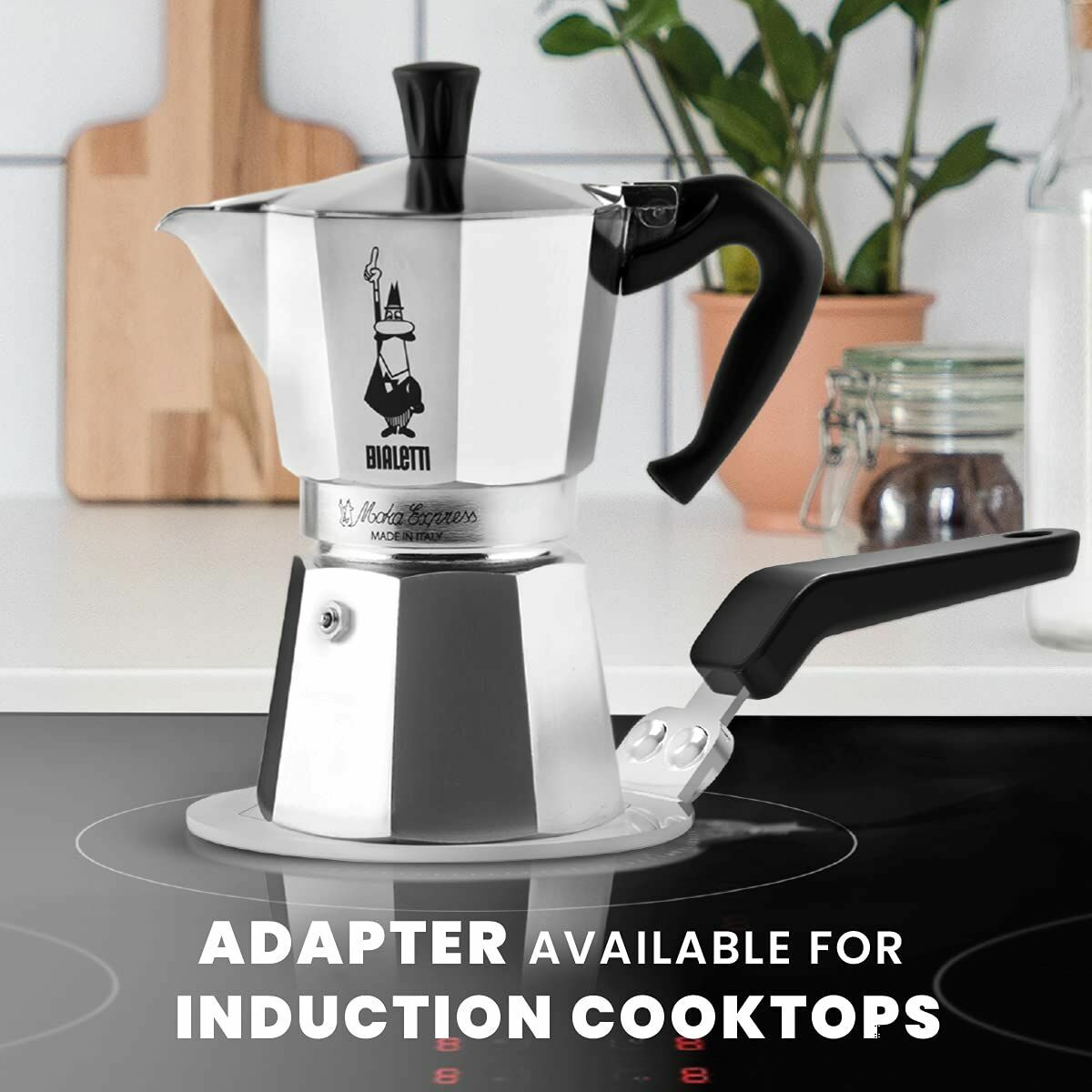 Cafetera Italiana Bialetti 0001165/X4 Plateado Metal Acero Inoxidable Aluminio 1 L