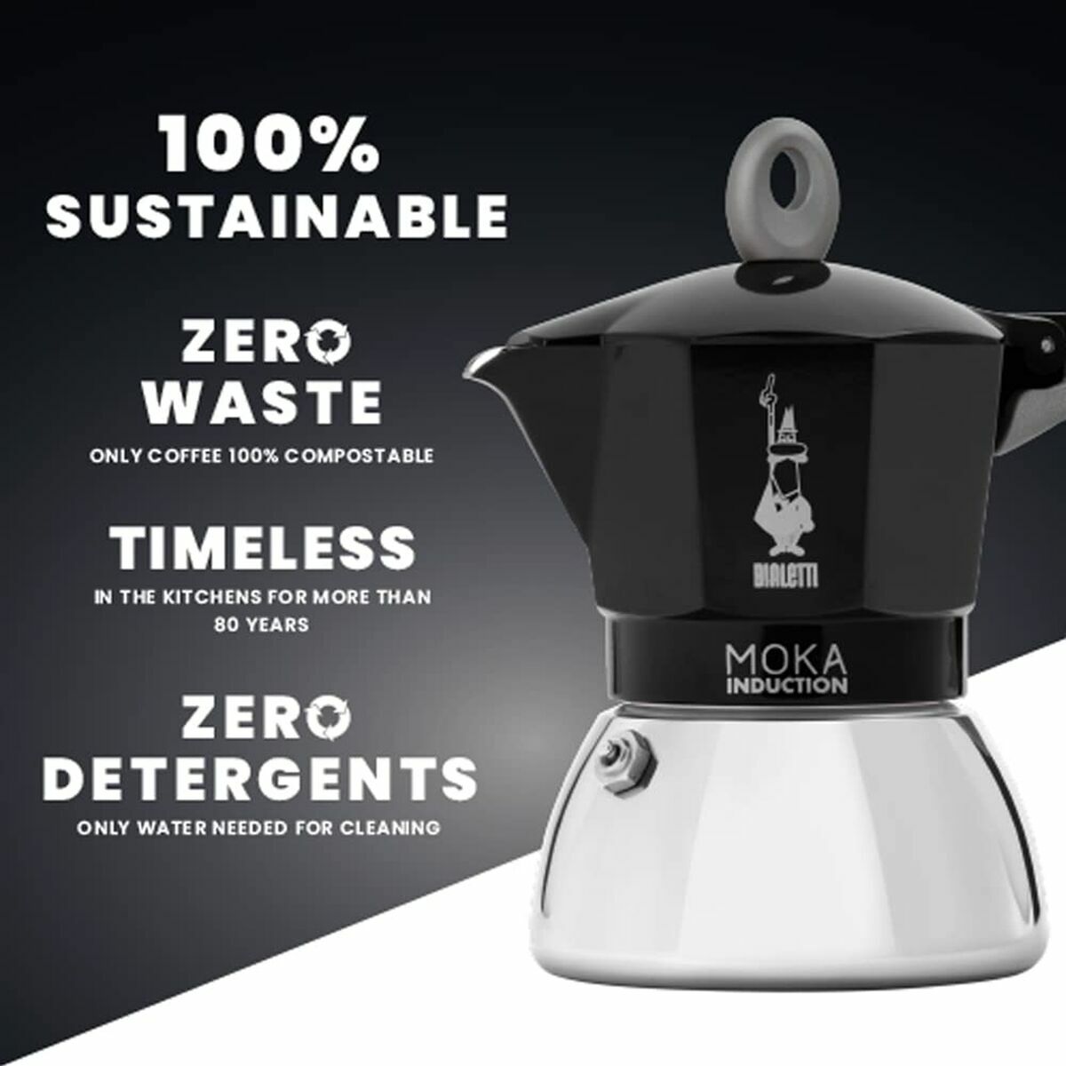 Cafetera Italiana Bialetti 0006934/NP Negro Aluminio