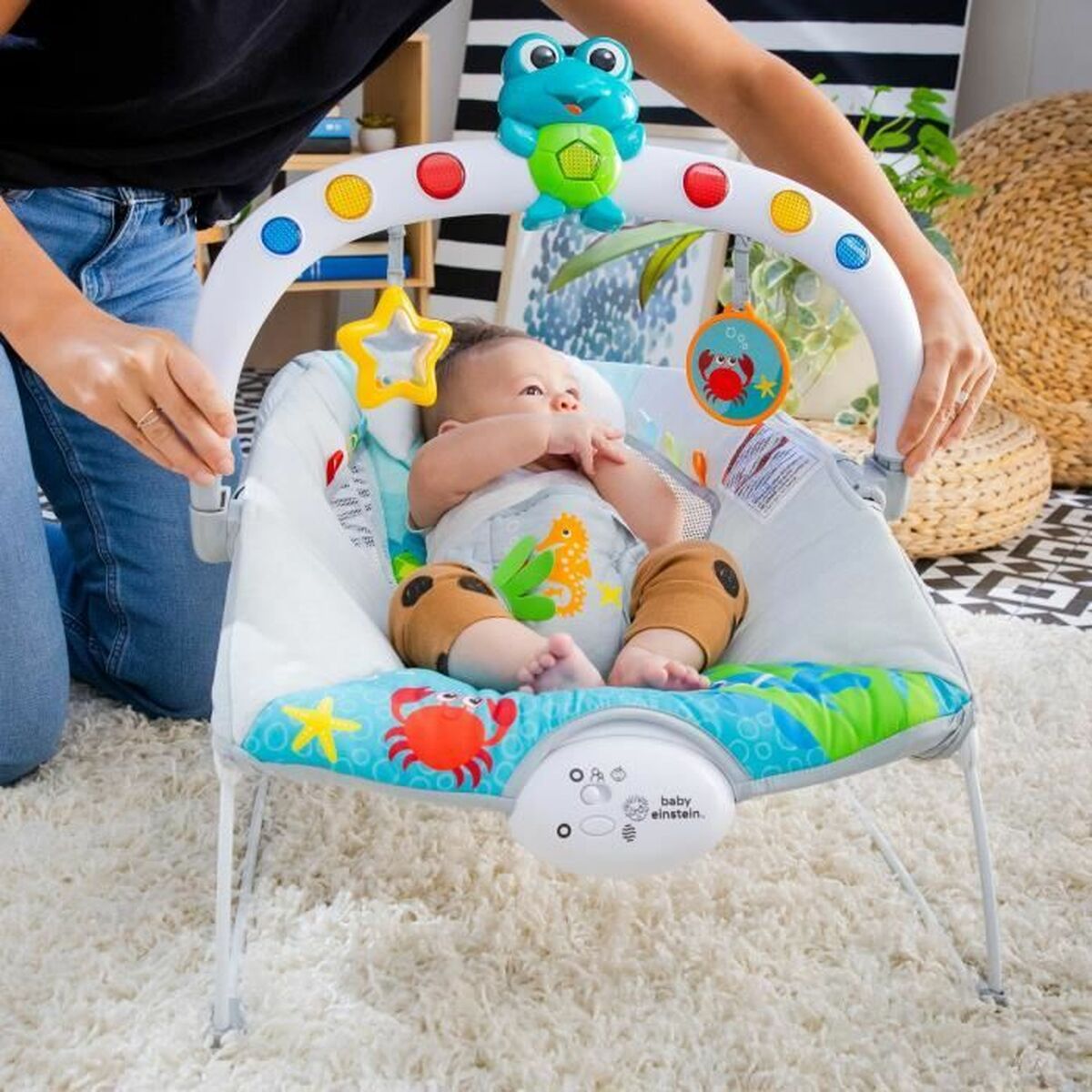 Hamaca para Bebé Baby Einstein Ocean Azul