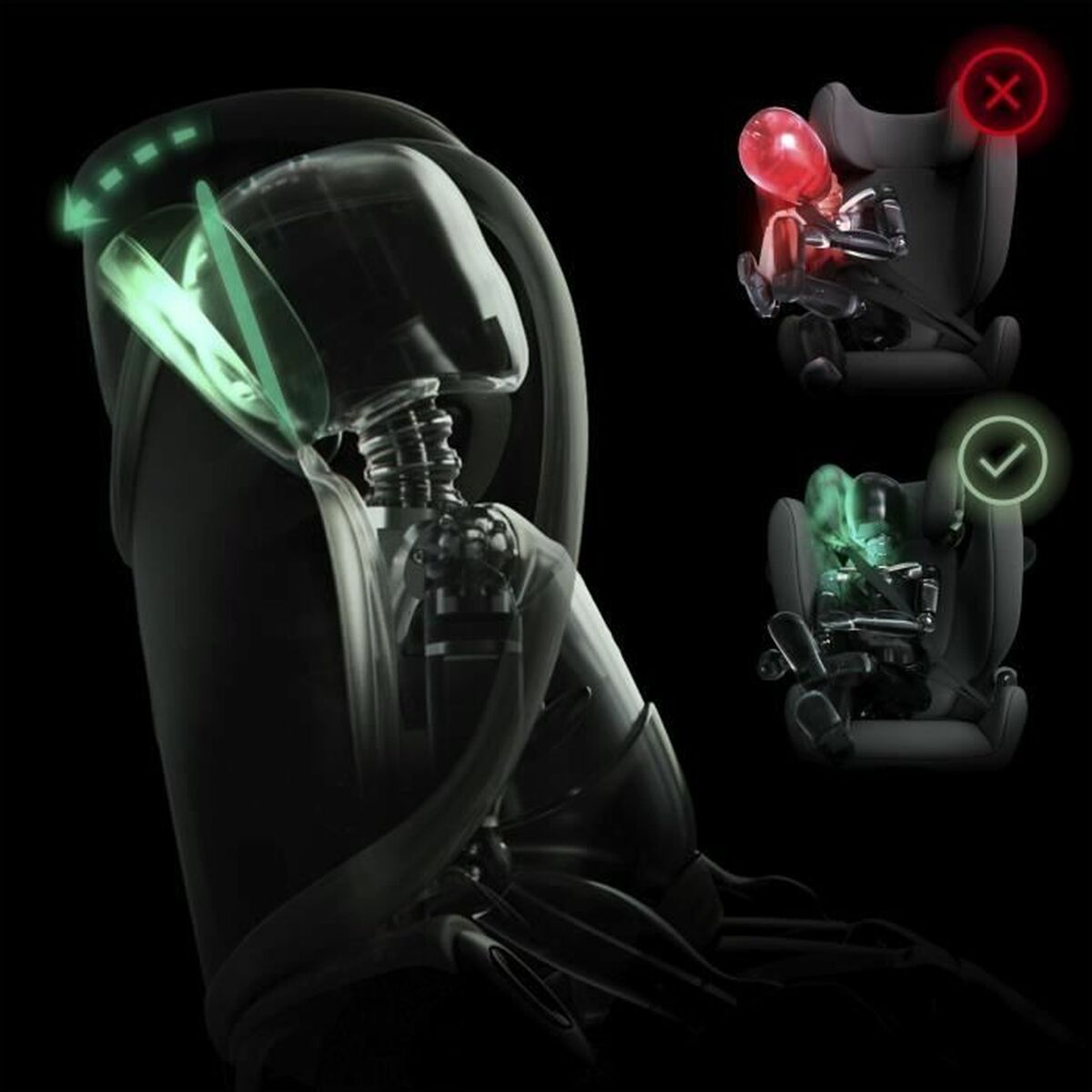 Silla para el Coche Cybex ECE R129/04 Gris