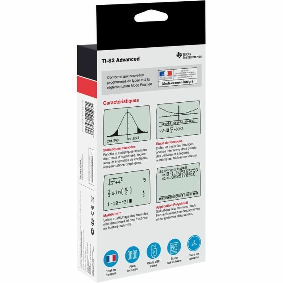 Calculadora Científica Texas Instruments Negro