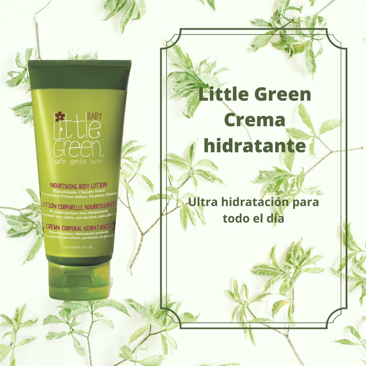 Crema Corporal Little Green Minu 180 ml