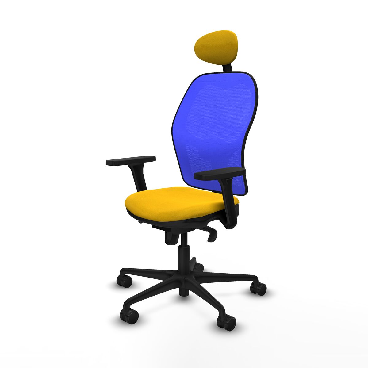 Silla de Oficina Piqueras y Crespo 3D036N1 Amarillo