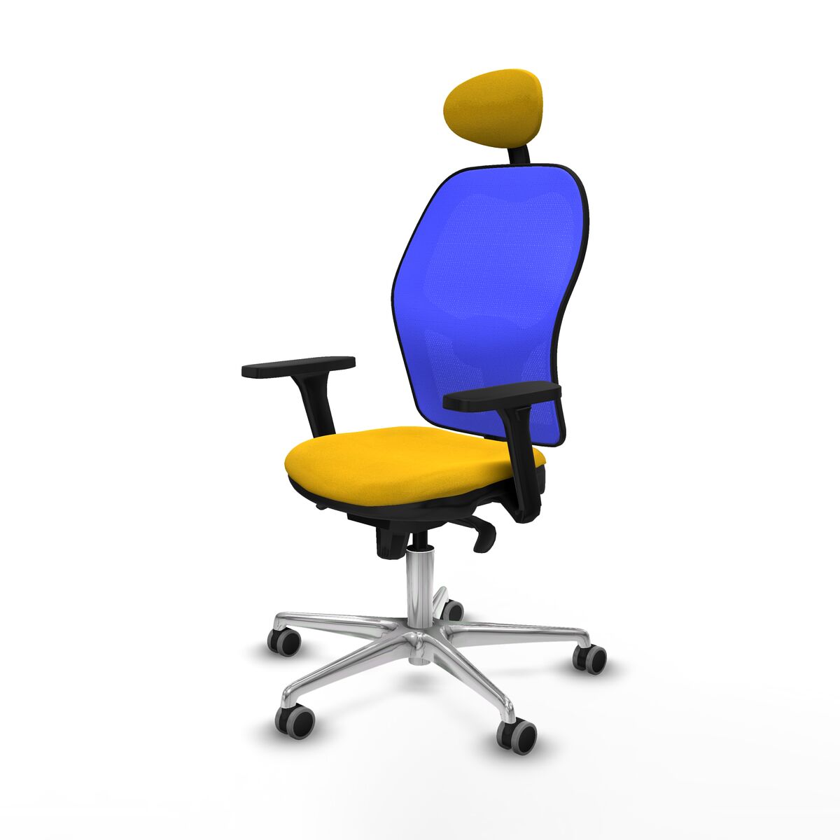 Silla de Oficina Piqueras y Crespo 3D086G1 Amarillo