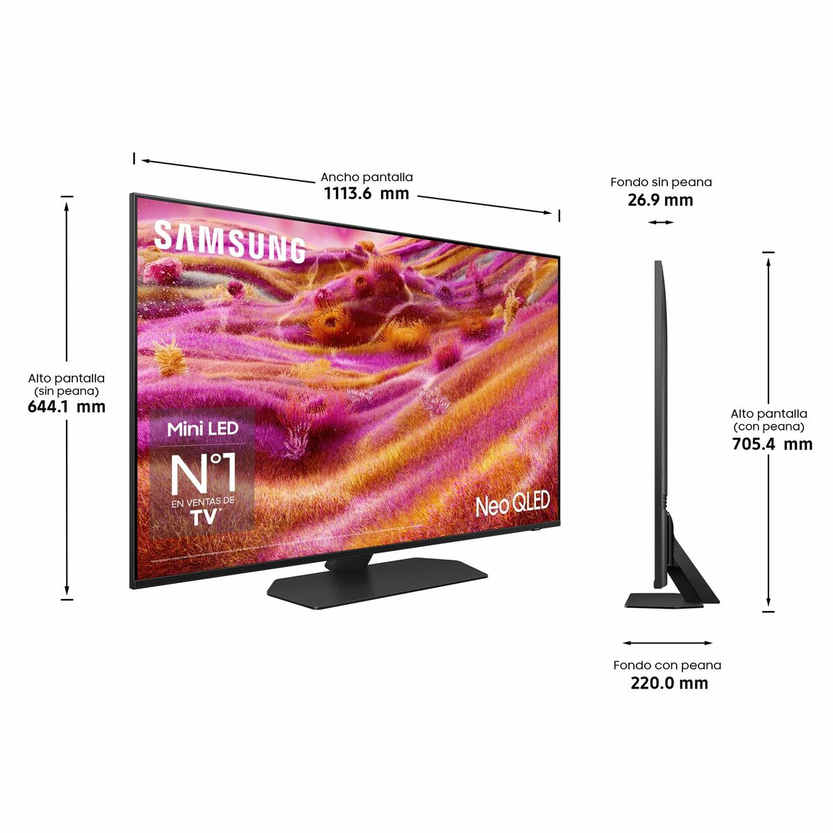 Smart TV Samsung TQ50QN90FATXXC 50" 4K Ultra HD HDR Neo QLED