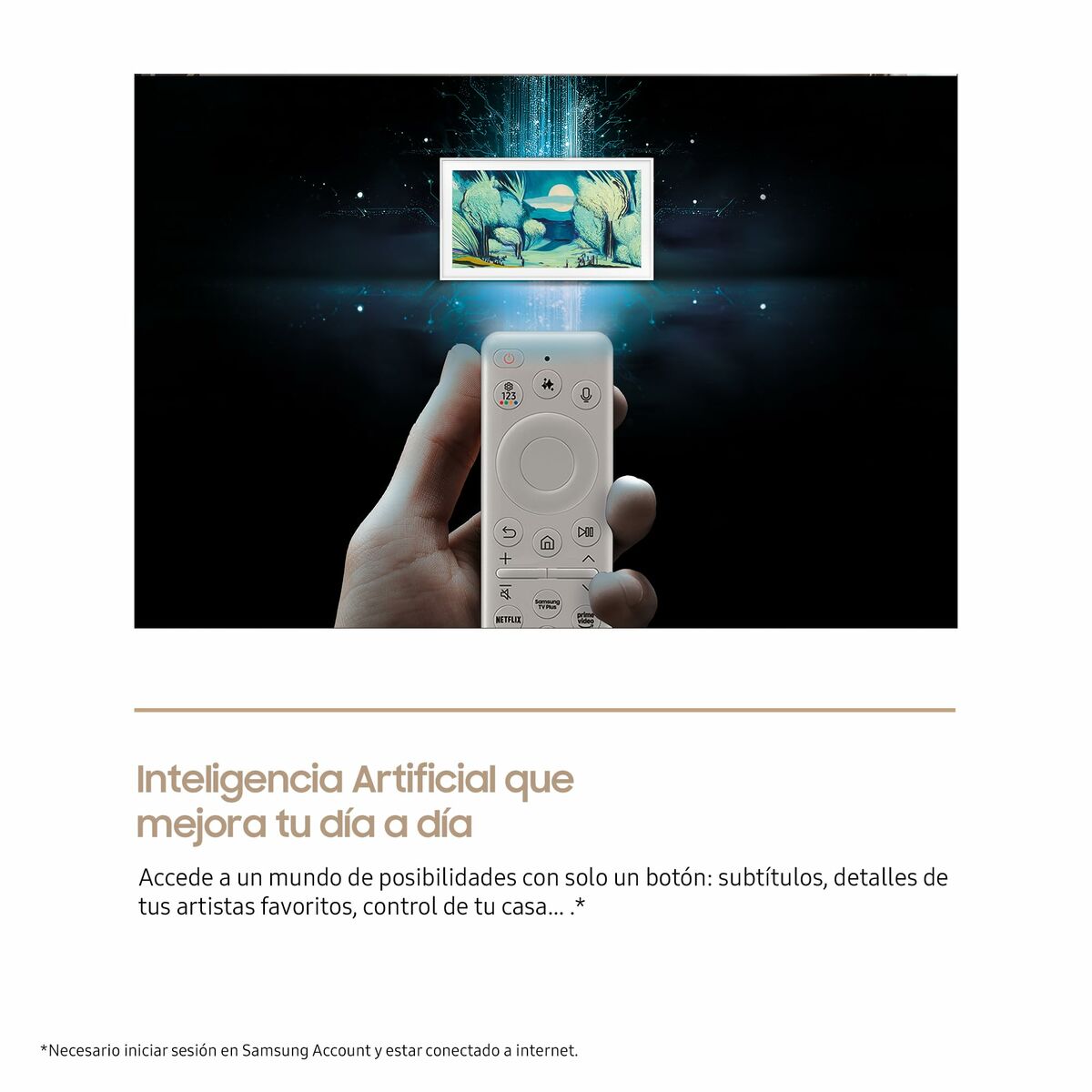 Smart TV Samsung TQ43LS03FAUXXC 43" 4K Ultra HD LED HDR QLED