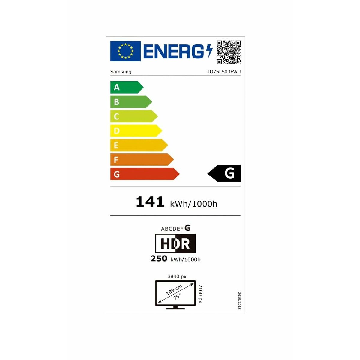 Smart TV Samsung TQ75LS03FWUXXC 75" 4K Ultra HD LED HDR Neo QLED